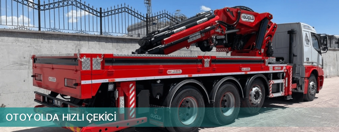 2. Sanayi İlçemi Otoyolda Hızlı Çekici